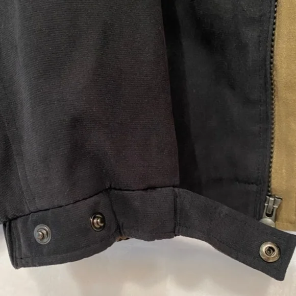 RFT Rainforest Black Micro Suede Jacket 2 Zipper‎ Phone Pocket Collar 2XL